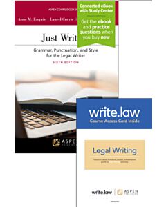 Just Writing: Grammar, Punctuation, and Style for the Legal Writer (Connected eBook + Write.law) (Instant Digital Access Code Only) 9798886142921