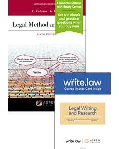 Legal Method and Writing (Connected eBook with Study Center + Write.law) (Instant Digital Access Code Only) 9798886142877