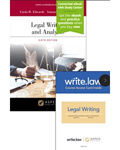 Legal Writing and Analysis (Connected eBook with Study Center + Print Book + Write.law) 9798889064114