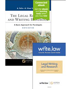 Legal Research and Writing Handbook (Connected eBook + Write.law) (Instant Digital Access Code Only) 9798892071949