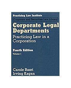 Corporate Legal Departments (2 Vols.) 9781402416927