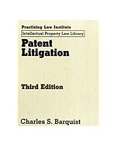 Patent Litigation 9781402425158