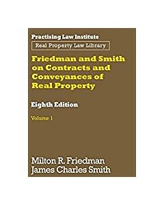 Friedman On Contracts And Coveyances Of Real Property (3 Vols.) 9781402429842