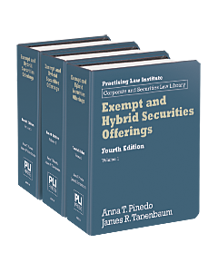 Exempt and Hybrid Securities Offerings (3 Vols.) 9781402439070