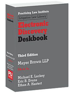 Electronic Discovery Deskbook 9781402427510