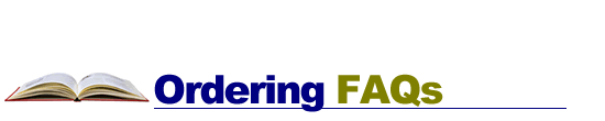 Ordering FAQs